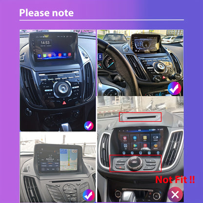 Android 14 Autoradio – Double DIN Navigatiesysteem – Auto Multimedia Speler – GPS Radio – Touchscreen Stereo – 2+64GB Geheugen – 9-Inch HD Scherm – Android Auto & CarPlay Compatible