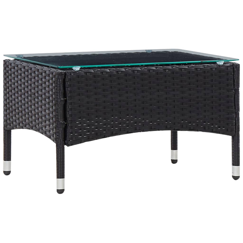 Loungebankset – loungeset – tuinmeubelset – hoekbank – tuinbank – Poly Rattan – Inclusief Dikke Kussens – Stevig Gepoedercoat Stalen Frame – Grijs