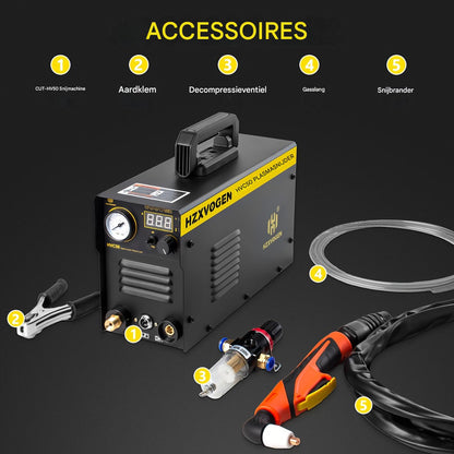 Plasmasnijder – Plasma Cutter – Metaalsnijder – Snijmachine – Plasmasnijapparaat – Dual Voltage 110V/220V – IGBT Inverter Technologie – Snijdt Tot 15 mm