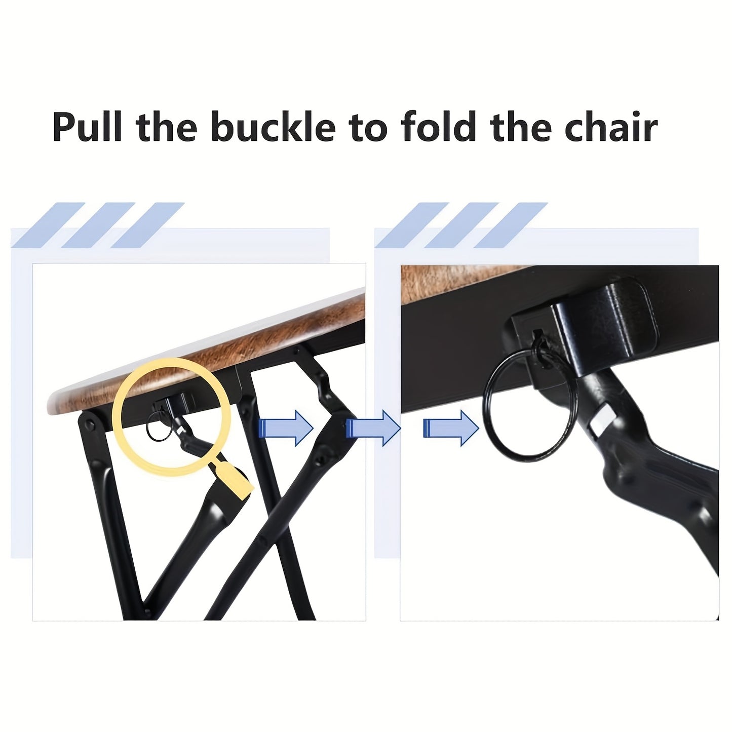 Vouwtafel – Klaptafel – Inklapbare Tafel – Eettafel – Plooitafel – 5-delige Houten Eettafelset – Inklapbaar Met Opbergruimte – Compact Voor Kleine Ruimtes