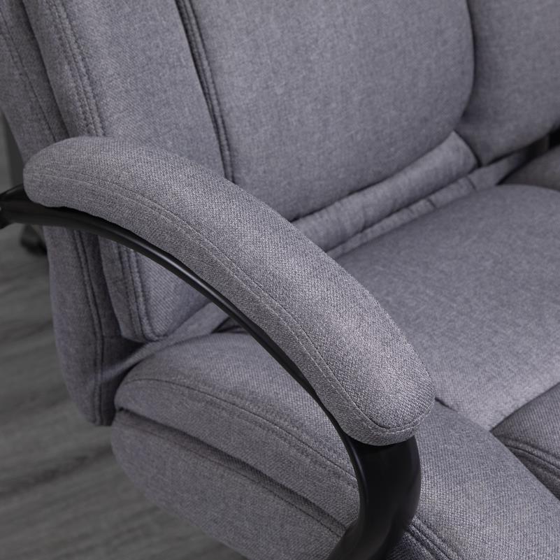 Ergonomische Bureaustoel – Comfortabele Kantoorstoel – Draaistoel – Bureaustoel Met Armleuningen – Zware Last Stoel – 220 kg Draagkracht – Aluminium Frame