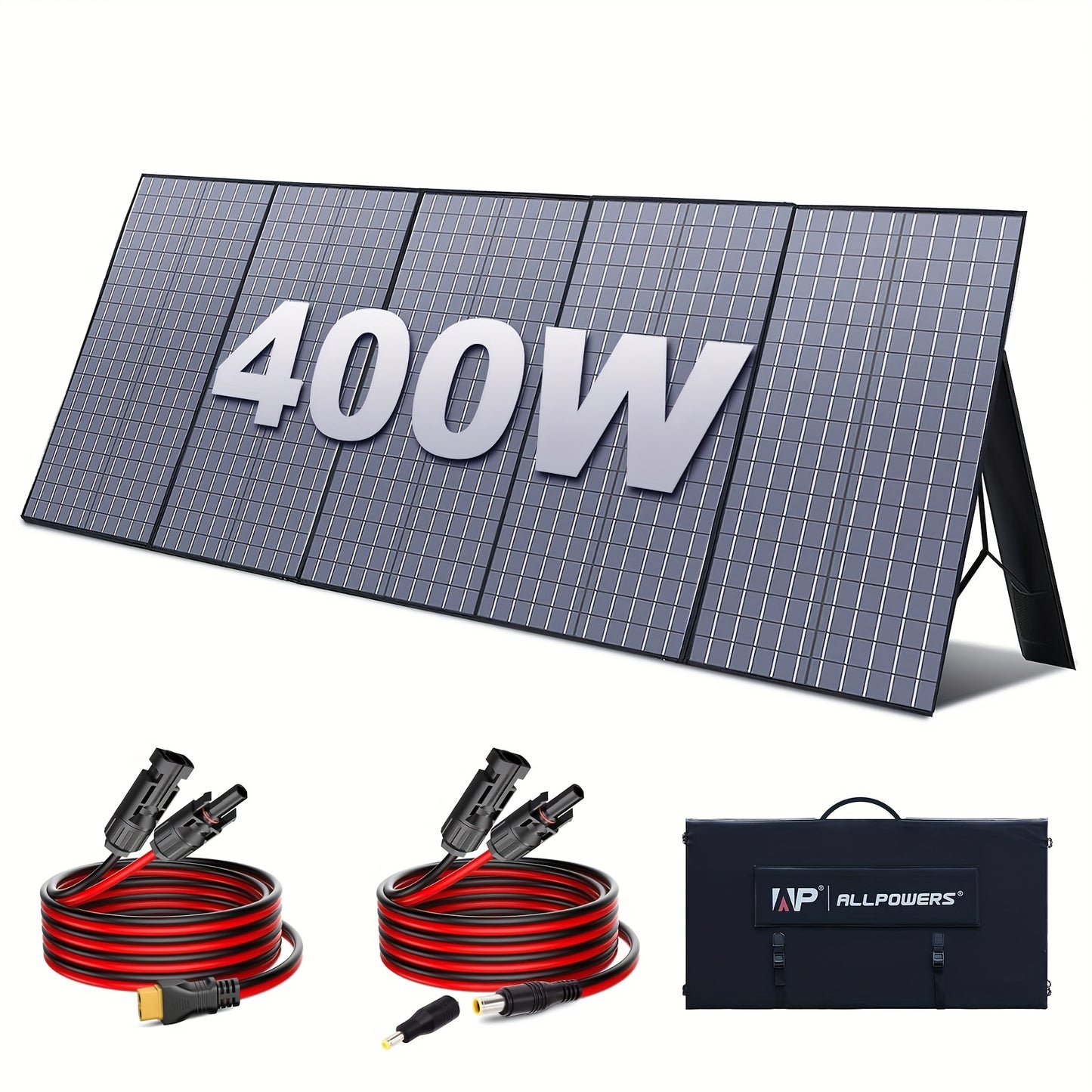 ALLPOWERS S2000 PRO Portable Power Station + 400W/200W/100W Solar Panel | 1500Wh 2700W (AC+DC) /100W USB-C Output, 1.5 Hr Fast Charge, Dual-Purpose Battery Powered, Ideal for RV, Home
