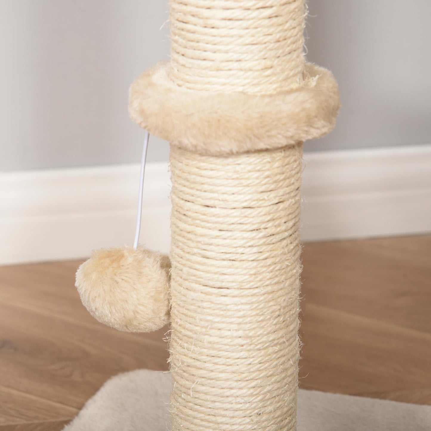 Kattenkrabpaal – Krabpaal – Krabmeubel – Kattenpaal – Kattenbed – Compact 100 cm – Duurzaam Sisalmateriaal
