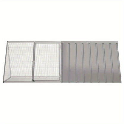 Sturdy Steel Frame Cage for Small Animals - 201.5x80.5x71cm, Removable Wire Mesh with Ventilation Holes, Durable Metal Construction for Hamsters, Guinea Pigs, Chickens & More, Pet Cage, Secure Pet Enclosure, Ventilated Design