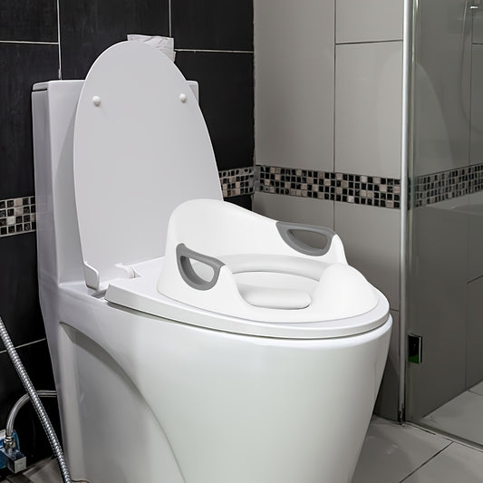 Toiletverhoger – Toiletbril Verhoger – Toiletstoel Verhoger – WC Verhoger – Toiletlift – Met Stevige Handgrepen – 37x33x16 cm Hoogte – Duurzaam PVC, Antislip en Eenvoudige Montage