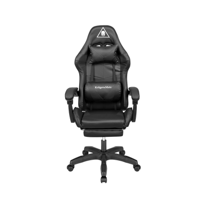 Gamingstoel – Gamestoel – Gaming Chair – Game Stoel – Bureaustoel – Verstelbare Rugleuning 145° – Voetsteun Met Massagefunctie - Zwart