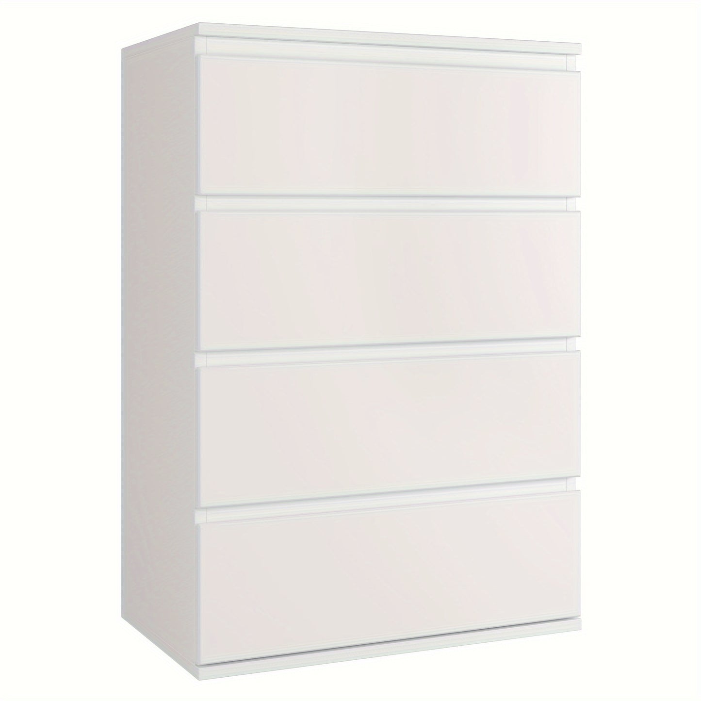 Ladekast – Dressoir – Opbergrek – Kledingkast – Sideboard – Wit – 4 Ruime Lades – MDF Met Waterafstotende Coating