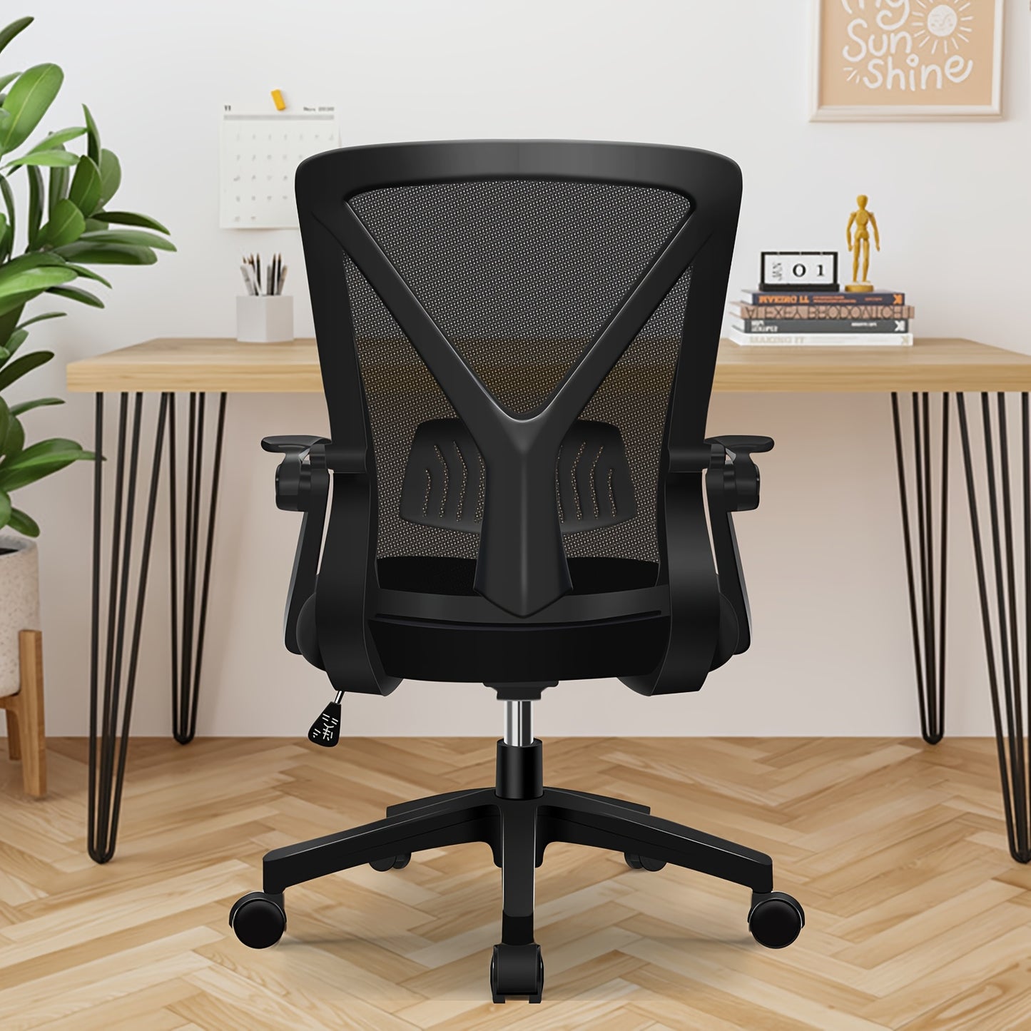 Ergonomische Bureaustoel – Bureaustoel Met Hoge Rugleuning – Draaibare Bureaustoel – Mesh Bureaustoel – Comfortabele Werkstoel – Ademend Mesh Materiaal – 360° Draaifunctie – Max Belastbaarheid 150 kg