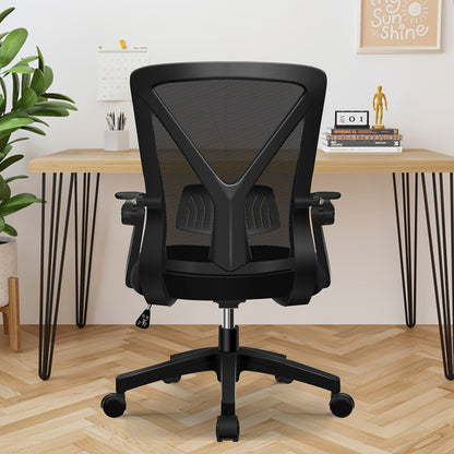 Ergonomische Bureaustoel – Bureaustoel Met Hoge Rugleuning – Draaibare Bureaustoel – Mesh Bureaustoel – Comfortabele Werkstoel – Ademend Mesh Materiaal – 360° Draaifunctie – Max Belastbaarheid 150 kg