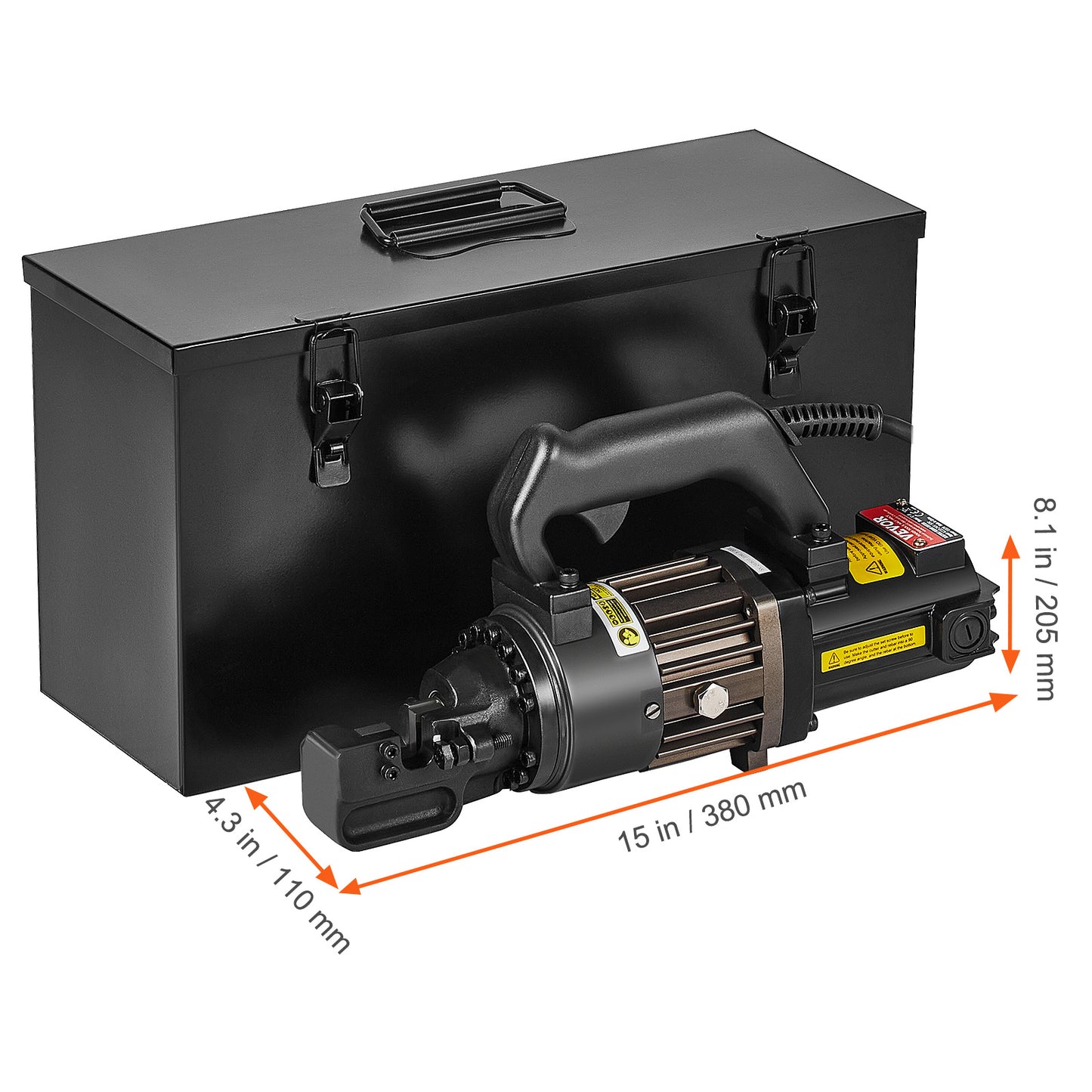 Wapeningstaal Knipper – Stalen Staafknipper – Rebar Cutter – Elektrische Staalsnijder – Hydraulische Knipschaar – Krachtige 1000W Motor – Lichtgewicht Aluminium Behuizing – Zwart
