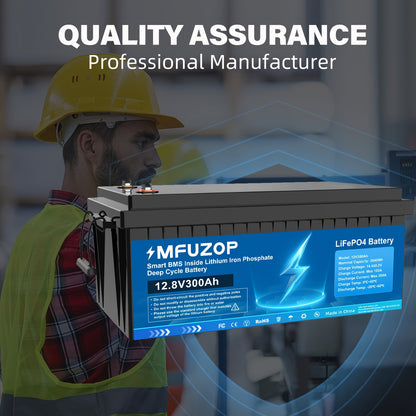 Lithium Accu – LiFePO4 Accu – Lithium Batterij – Loodaccu Vervanger – Oplaadbare Accu – 12V 100Ah – Intelligent BMS – Snelladen 100A