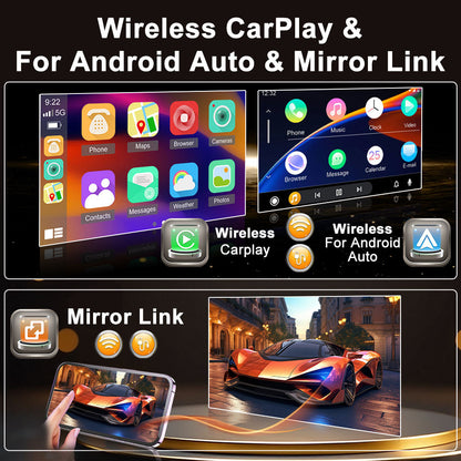 Android 15 Car Radio – Autoradio – Multimediaspeler – Navigatiesysteem – Touchscreen – 7 Inch Scherm – 6GB RAM & 128GB Opslag – Inclusief Achteruitrijcamera en Microfoon