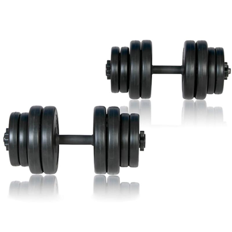 Verstelbare Halterset – Dumbbells – Gewichtheffen – Krachttraining – Fitnessset – Ijzeren Materiaal – Compact Inklapbaar Design