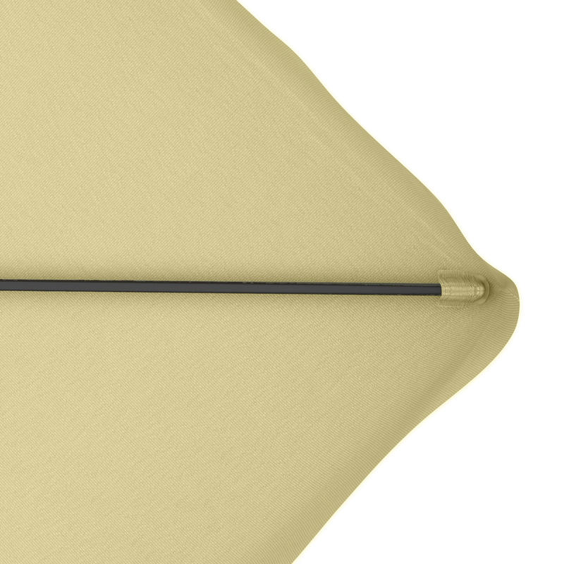 Zweefparasol – Hangparasol – Cantilever Parasol – Terrasparasol – Balkonparasol – Groot 2,4x2,4m – Ventilerend Dak & Stevig Stalen Frame
