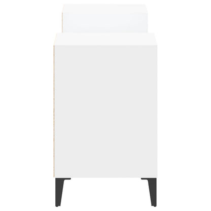 TV Cabinet White 160x35x55cm Engineered Wood TV Stand Entertainment Center with Storage, Media Television Table for Living Room Bedroom