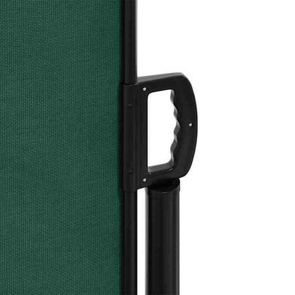 Zonnescherm Zijwand Uitrekbaar – Scherm Tuin Afsluiting – Windscherm Balkonscherm – Privacy Scherm Donkergroen – 220x500 cm – Duurzaam Waterbestendig Polyester