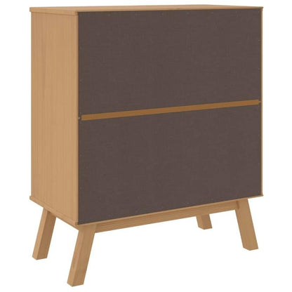 4-Drawer Large Wood Storage Cabinet with Lockable Drawers & Open Shelf - Modern Minimalist Brown Oak-like Heavy-Duty Organizer, Easy Assembly Cabinet for Bedroom, Living Room, Office - Sturdy Wood (Lock, Storage Cabinets