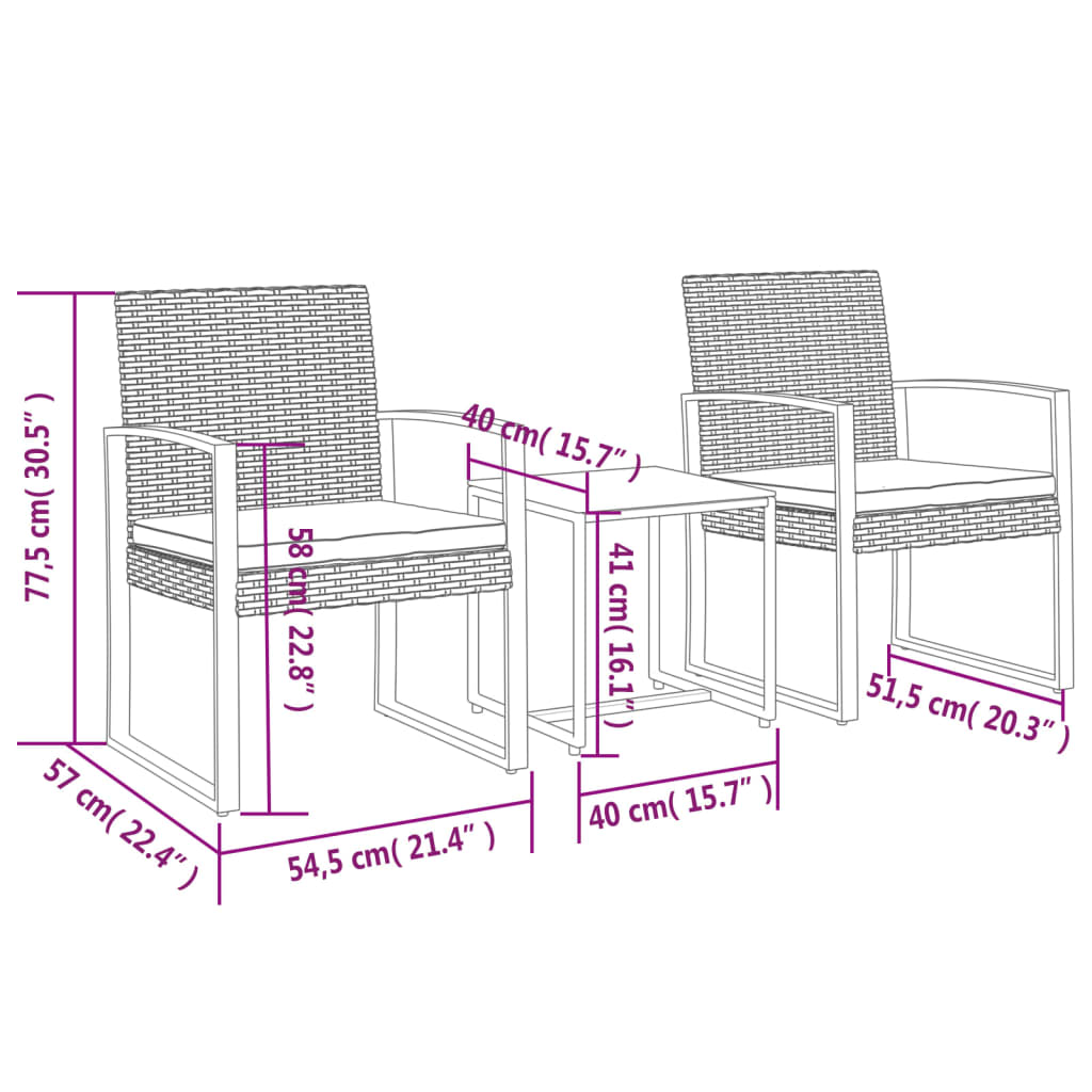 Tuinset hoekbank – loungeset – tuinmeubelen – tuin loungeset – buitenmeubilair – duurzaam staal frame – weerbestendig kunststof vlechtwerk – zwart – comfortabele dikke kussens