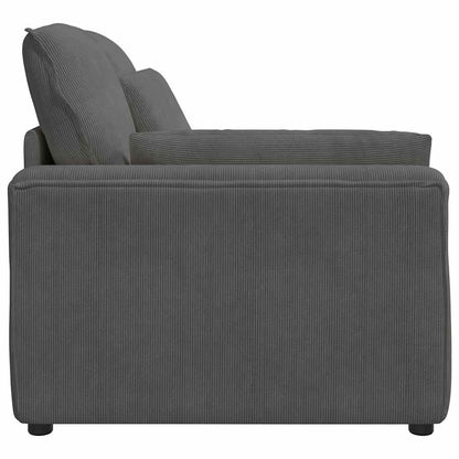 Modulaire Bank – Modulaire Banken – Modulair Sofa – Modulair Zitmeubel – Donkergrijze Corduroy Bekleding – Stevig Metalen Frame