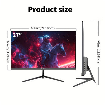 27 inch Gaming Monitor – Beeldscherm – Computerscherm – PC Monitor – IPS Scherm – 2560x1440 2K Resolutie – 120Hz Verversingssnelheid – 1ms Reactietijd
