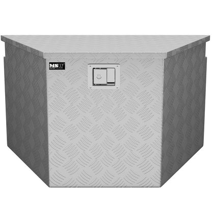 Aluminium Transportbox – Gereedschapskist – Opbergbox – Werkplaatskist – Transportkist – Sleutelslot – 150 Liter – Lichtgewicht & Duurzaam