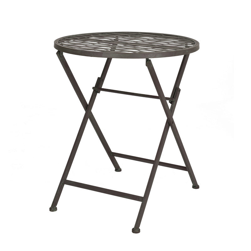 Bistro Set Biella 3pcs Foldable Metal