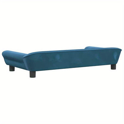 Blue Dog Bed 100x50x21cm Soft and Light Beige-Friendly Warm and Comfortable Delicate Texture Body-Fitting Versatile for Home Suitable for Small-Medium Dogs