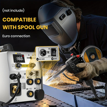 Lasapparaat – Lasmachine – Elektrode Lasapparaat – MIG Lasapparaat – TIG Lasapparaat – 6-in-1 Multifunctioneel – IGBT Inverter Technologie – 220V Metalen Behuizing
