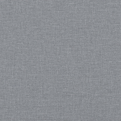 Bed frame without mattress light grey 180x200 cm fabric with Slat Support Platform Bed Frame Suitable for Mattress Size 180 x 200 cm for Bedroom