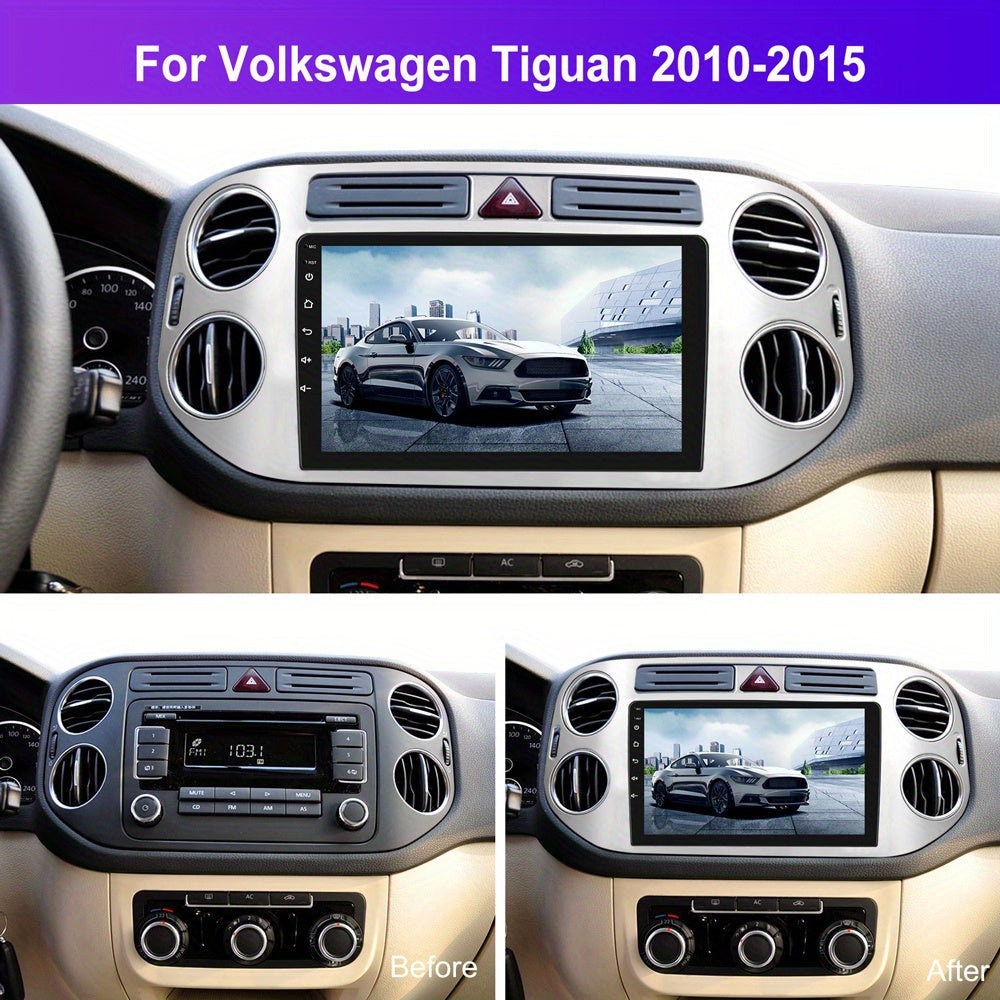 Android 15 Autoradio – Android Car Radio – Auto Multimedia Speler – Touchscreen Radio – Double Din Autoradio – 9 Inch IPS Scherm – Wireless CarPlay & AHD Achteruitrijcamera