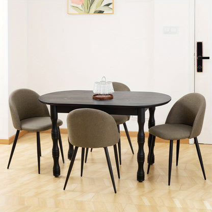 Eetkamerstoelen – Stoelen – Zitmeubilair – Kantoorstoelen – Designstoelen – Ergonomisch Linnen – Gepoedercoat Metaal