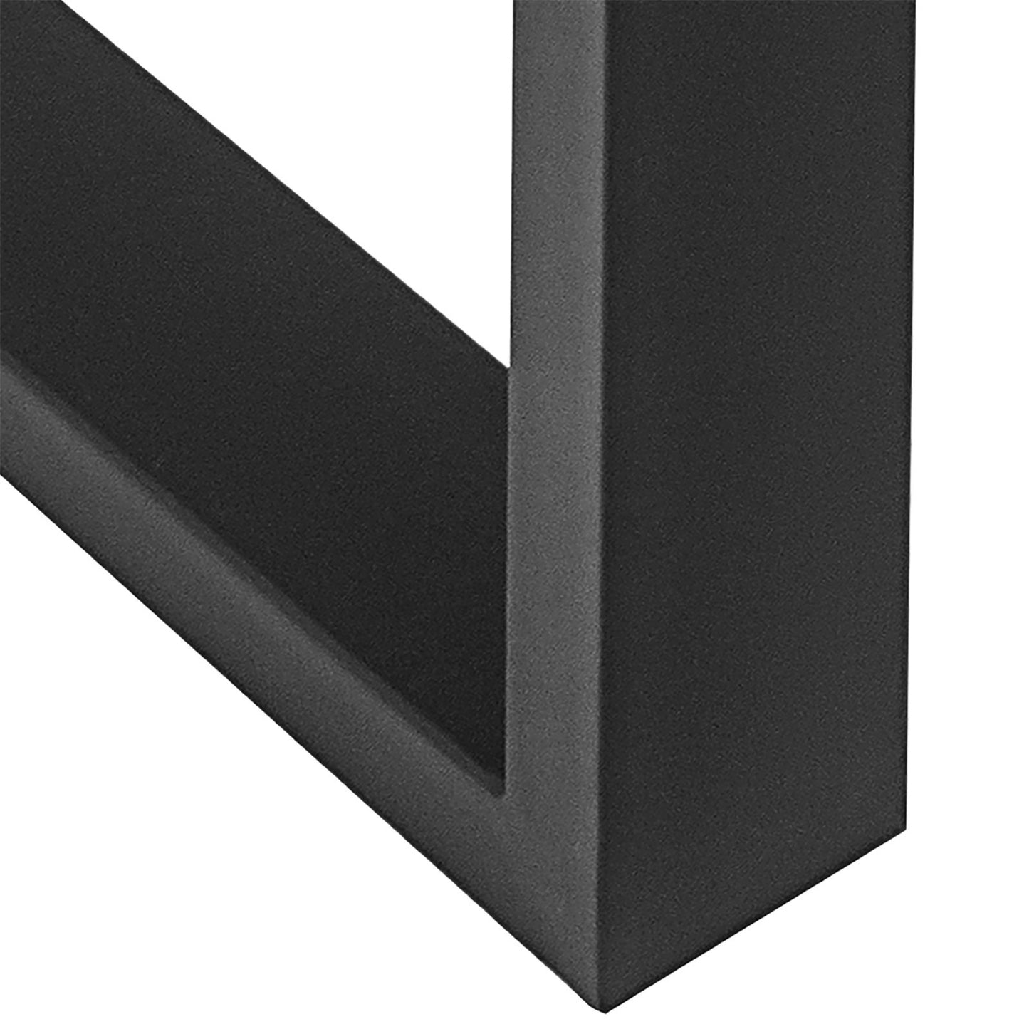 VEVOR 2PCS Metal Table Legs Industrial Coffee Table and Dining Table Legs with Max Load 1000 kg Square Legs for Home Living Room