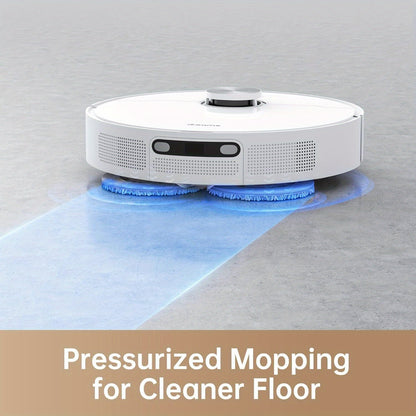 Robotstofzuiger – Robotstofzuiger Met Dweilfunctie – Robotstofzuiger Met Moppen – Automatische Stofzuiger – Slimme Cleaner – 4000 Pa Zuigkracht – Ultrasone Tapijtherkenning