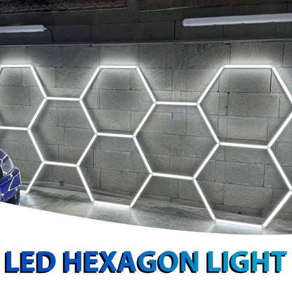 LED Paneel – LED Plafonnière – Lichtpaneel – Plafondlamp – Hexagon Lamp – 575mm Groot Oppervlak – Koel Wit 6500K