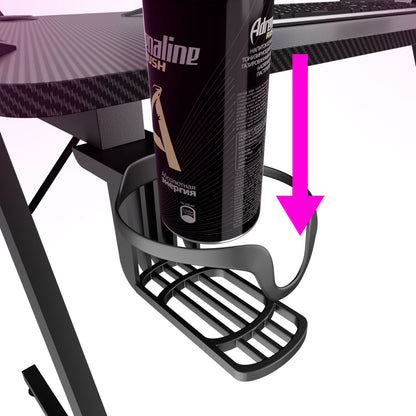 Gamestoel – Gaming Stoel – Bureaustoel – Gaming Chair – Game Stoel – Hoekbureau 140x99x76 cm – MDF Werkblad Met Metaal – RGB LED-Verlichting Met Afstandsbediening