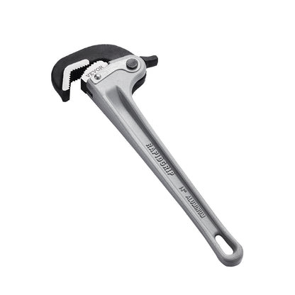 Pijpsleutel – Buisratel – Buismoersleutel – Sanitairgereedschap – Installatiesleutel – Aluminium – 14 Inch – Automatische Bekverstelling – Ergonomisch Handvat