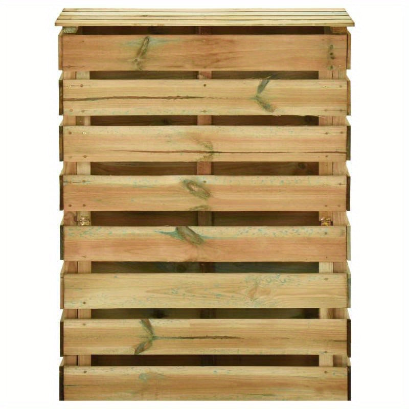 Compostbak – Compostvat – Composter – Compostemmer – Wormenbak – Geïmpregneerd Grenenhout – 80x50x100 cm – Weerbestendig & Stevig