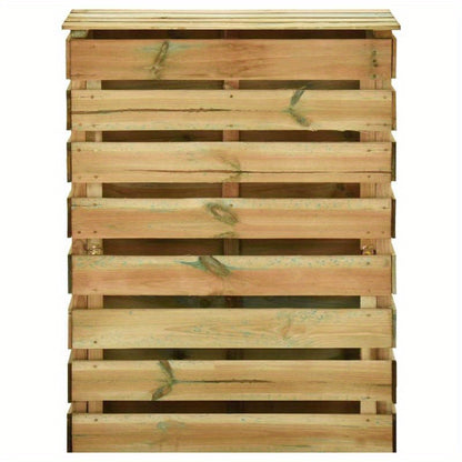 Compostbak – Compostvat – Composter – Compostemmer – Wormenbak – Geïmpregneerd Grenenhout – 80x50x100 cm – Weerbestendig & Stevig