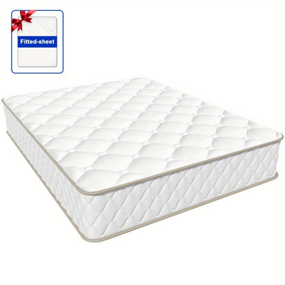 Pocketveringmatras – Binnenveringmatras – Matras – Slaapmatras – Matrassen – 160x200 cm – 7-Zones Stevige Ondersteuning – Ademend Katoenen Hoes