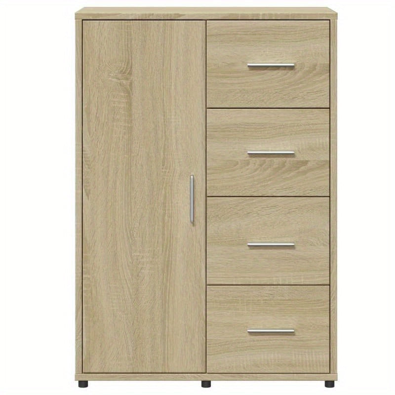 Houten Opbergkast – Dressoir – Bergkast – Ladekast – Ladenkast – 6 Lades – 60x31x84 cm – Houten Frame – Modern Design – Bruin