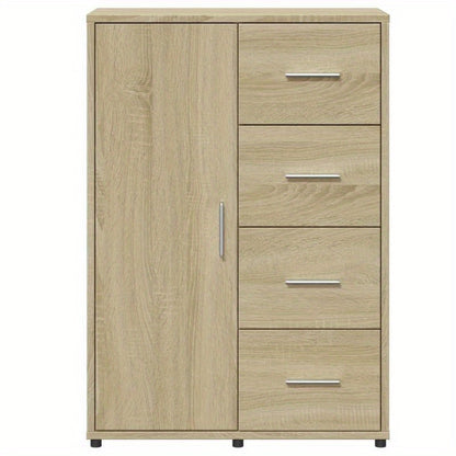 Houten Opbergkast – Dressoir – Bergkast – Ladekast – Ladenkast – 6 Lades – 60x31x84 cm – Houten Frame – Modern Design – Bruin