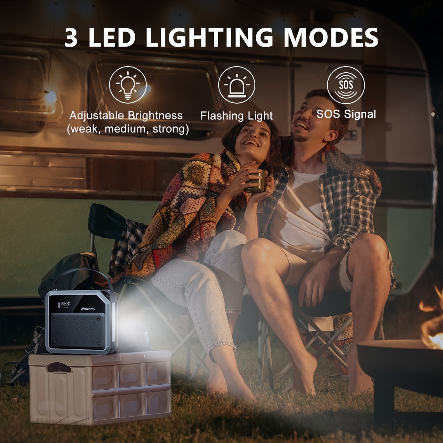 Powerstation – Draagbare Generator – Noodstroomvoorziening – Zonne-energiecentrale – Mobiele Accu – 270Wh Capaciteit – 200W PD Snelladen
