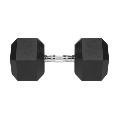 Halter – Dumbbell – Gewichten – Krachttraining – Fitness – 37,5 kg – Gietijzer Met Rubberen Coating – Hexagonaal En Stabiel