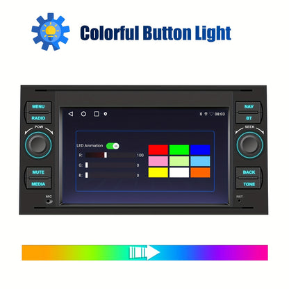 Android Autoradio – Multimedia Systeem – In-Car Entertainment – Navigatie Systeem – Auto Radio – 7 Inch HD Touchscreen – 4GB RAM 64GB Opslag – Inclusief AHD Camera & Dashcam