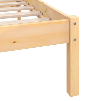 Houten Bed – Grenen Bed – Massief Bed – Slaapkamerbed – Bedframe – 180x200 cm – Duurzaam Massief Grenenhout