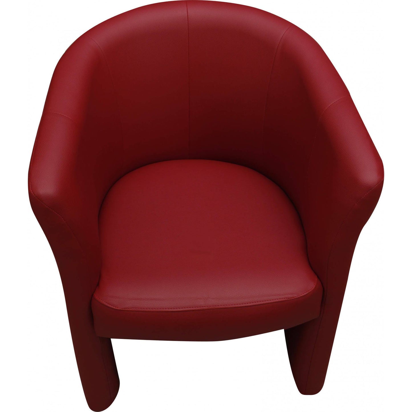 Dpanett Armchair, Upholstered Living Room Chair, Padded Seat with Eco-Leather Armrests, 64x63x76 cm, Available in 5 Colors