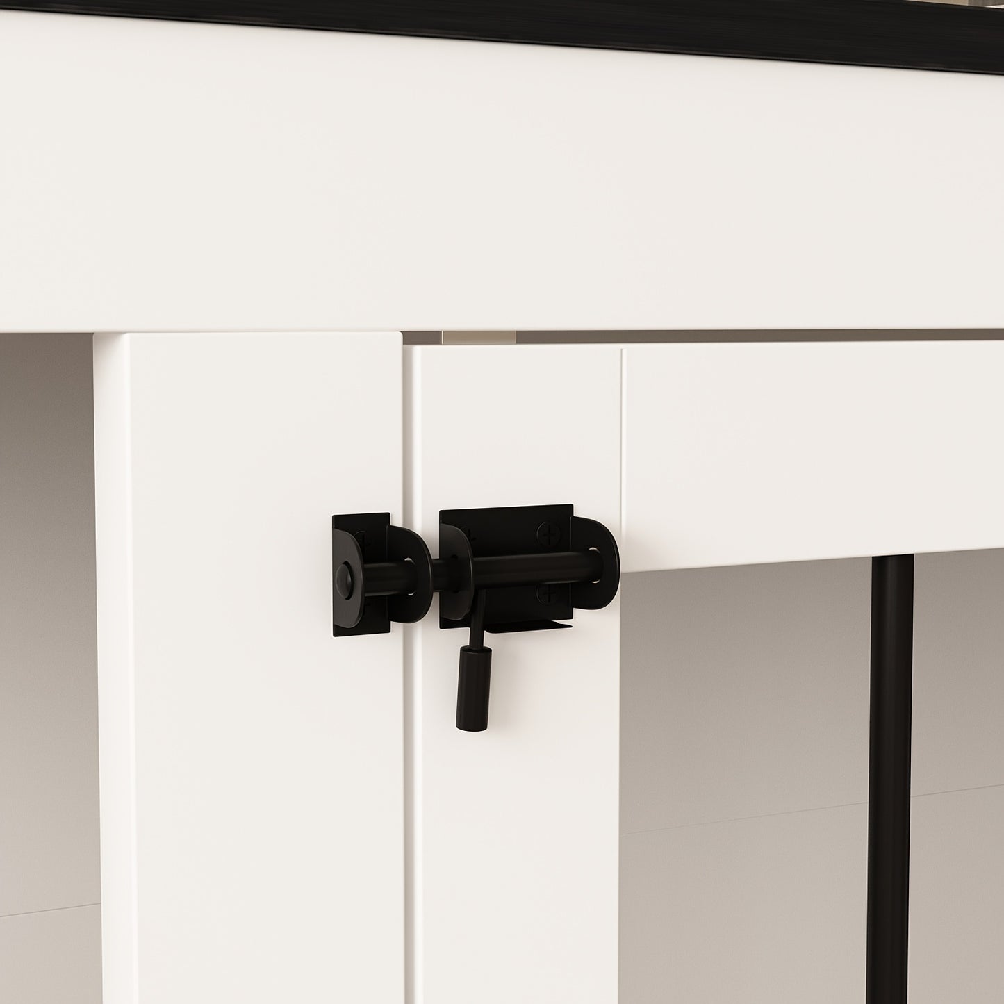 Hondenbench – Hondenkooi – Bench – Hondenhuisje – Hondenbox – Medium – Fiberboard – Multifunctioneel Meubel – Met Deur