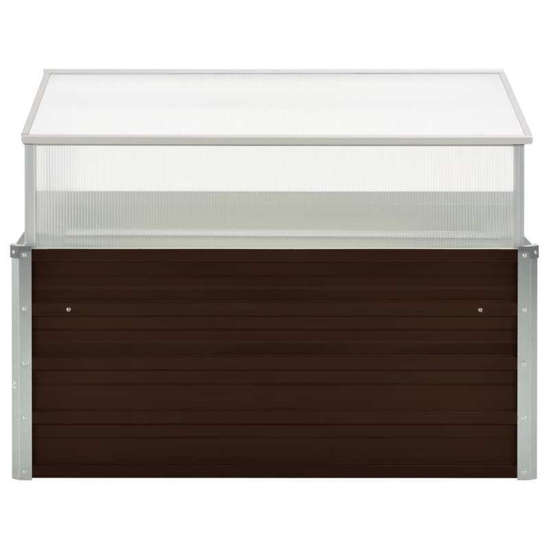 Kweekkas – Tuinkas – Broeikas – Moestuinkas – Plantenkas – 100x100x85 cm – Gegalvaniseerd Staal – Roestvast & Stevig
