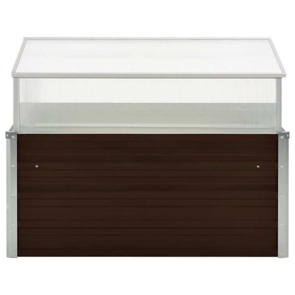Kweekkas – Tuinkas – Broeikas – Moestuinkas – Plantenkas – 100x100x85 cm – Gegalvaniseerd Staal – Roestvast & Stevig