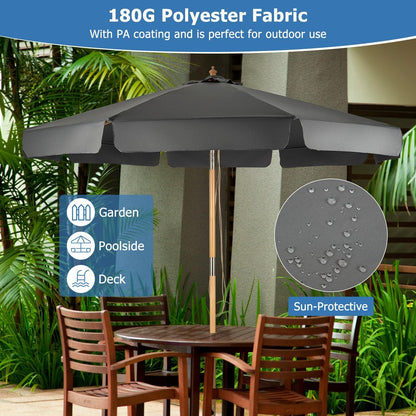 Parasol – Tuinparasol – Balkonscherm – Terrasparasol – Zweefparasol – 300 cm – UV-Beschermend & Kantelbaar met Ventilerende Bovenkant